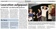 Sonntags-Report Juli 2011
